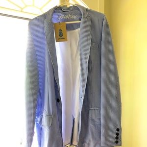 Seersucker mens jacket